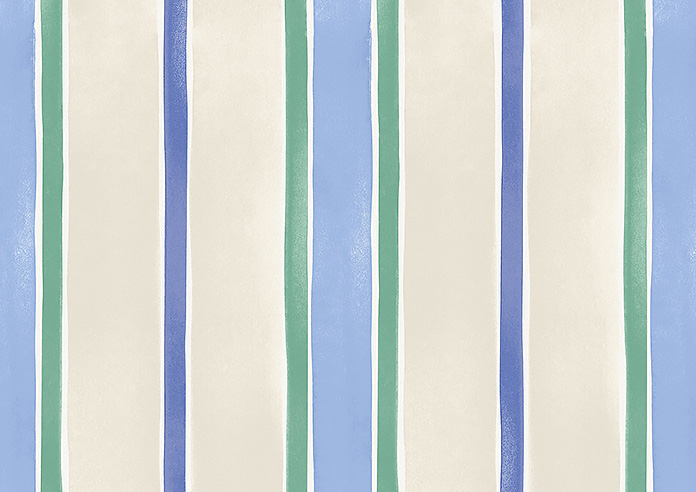 Bluebellgray Seaside Stripe, Atlantic - Roman Blind - Image 7